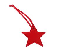 FANSWAN Portachiavi versatile a forma di stella in pelle a forma di stella a cinque punte per donne ragazze accessorio per borsa alla moda, Rosso