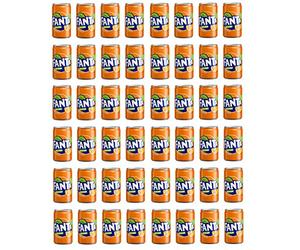 Fanta 48 x Mini Lattina Orange Limonade 150ml 100% Arance Italiane