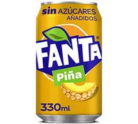Fanta, Bibita Senza Zuccheri Aggiunti, Gusto Ananas, 330 ml