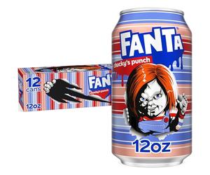Fanta Chucky´s punch Import USA original - Halloween Edition, 12 x 355 ml Dosen (12 Stück)