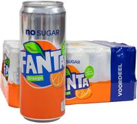 Fanta Orange - Zero - sleekcan - 24x33 cl - NL