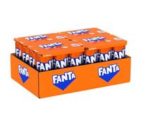 Fanta Original Gusto Arancia, con Succo di Arance Italiane, Senza Aggiunta di Conservanti, Lattina 100% riciclabile, Gusto Rinfrescante - 24 lattine da 330 ml