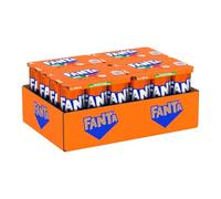 Fanta Original Gusto Arancia, con Succo di Arance Italiane, Senza Aggiunta di Conservanti, Lattina 100% riciclabile, Gusto Rinfrescante - 24 lattine da 330 ml