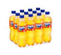 Fanta Original Gusto Arancia, con Succo di Arance Italiane, Senza Aggiunta di Conservanti, PET 100% riciclabile, Gusto Rinfrescante - 12 Bottiglie da 450 ml