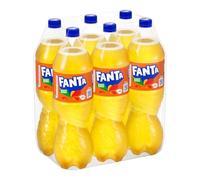 Fanta Original Gusto di Arancia, con Succo di Arance Italiane, Senza Aggiunta di Conservanti, Bottiglia PET 100% riciclabile, Gusto Rinfrescante, Bevanda Analcolica Frizzante - 6 Bottiglie da 1.5 L