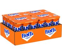 Fanta Zero Zuccheri Gusto Arancia 330 ml, 24 lattine