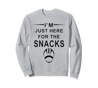 Fantacalcio retrò I'm Just Here for The Snacks Felpa