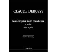 Fantaisie pour piano et orchestre (1st version). Piano Solo part. Editions Durand