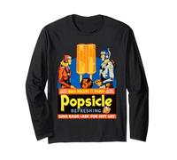 Fantascienza Eroe Comico | Retro Popsicle pubblicità Art Maglia a Manica