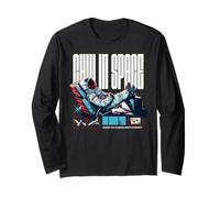 Fantascienza Fi Chill in Space Chill Beyond Time Cosmo Blast Maglia a Manica