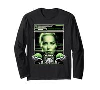 Fantascienza Glitch Errore critico Cyberpunk AI Maglia a Manica