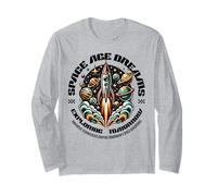 Fantascienza Space Age Sogni Esplorare Domani Maglia a Manica