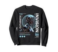 Fantascienza The Futuristic Invision Android Cyborg Vision Felpa