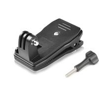 fantaseal 360° Girevole di Clip Portatile Regolabile per Zaino, Action Cam Supporto Morsetto di Montaggio Tracolla Antiscivolo Compatibile con GoPro Hero 10 9 8 7 6 5 DJI Osmo Xiaomi Camera Accessori