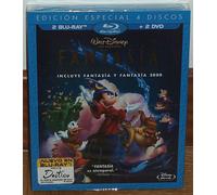 FANTASIA 2000 Nuovo 2 Blu-Ray 2 DVD 2 Classici Disney 3-38 Slipcover