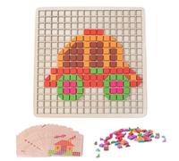 Fantasia | 210 Pezzi Giocattolo Educativo Geometrico con Carte Educative | Puzzle Di Forme E Gioco Di Memoria | per Ragazzi E Ragazze, Casa Scuola Viaggi Picnic Pieno