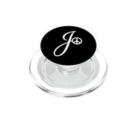 fantasia corsivo lettera iniziale J simbolo di pace PopSockets PopGrip per MagSafe