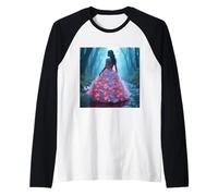 Fantasia Farfalla Vestito For Maglia con Maniche Raglan