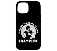 Fantasia Football Champion Cartoon Logo Grafico Custodia per iPhone 15
