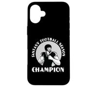 Fantasia Football Champion Cartoon Logo Grafico Custodia per iPhone 16 Plus