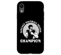 Fantasia Football Champion Cartoon Logo Grafico Custodia per iPhone XR