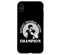Fantasia Football Champion Cartoon Logo Grafico Custodia per iPhone XS Max
