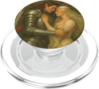 Fantasia medievale con rose e spada PopSockets PopGrip per MagSafe