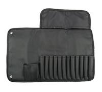 Fantasia - Porta pennelli da barba, in plastica, con setole sintetiche, 104 g, colore: Nero