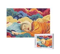 Fantasia Puzzle 2000 Pezzi,Puzzle Religione Pattern Design con Confezione Regalo,Fai da te Puzzles in Legno,Dimensione Di 99x70cm,Regalo Adulti Lntrattenimento Creativo,Collection Regali Decor,p480t