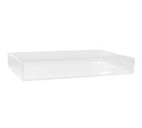 Fantasia - Vassoio per accessori e cosmetici, in acrilico trasparente, 240 x 163 x 33 mm