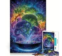 Fantasia vegetale in vaso,puzzle da 1000 pezzi per adulti,sfida mentale,taglio preciso,allineamento perfetto,divertimento serale in famiglia (50x75cm)