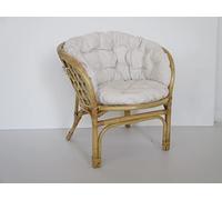 fantasie d oriente poltrona in vimini rattan naturale con cuscini per esterno ed interno cm 71x66x74 H cuscini in cotone di ottima qualità salotto