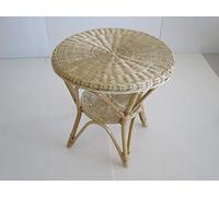 fantasie d oriente Tavolo TAVOLINO in Rattan Naturale DIAM.CM.60X62 H. Vimini MIDOLLINO Tavolo
