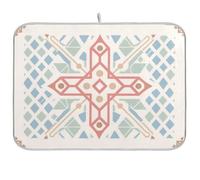 Fantasie geometriche esotiche riutilizzabili tappetino di asciugatura 18x24 rettangolare grande cucina scolapiatti tappetino decorativo per la casa essenziale