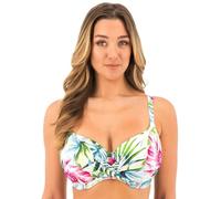 Fantasie - Maglia stampata Tropical con ferretto Langkawi, bianco, 70G