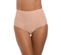 Fantasie - Slip da Donna a Vita Alta Poco sgambati, Senza Cuciture, Elasticizzati, Invisibili - Beige - Taglia Unica
