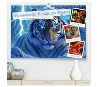 Fantasievolle Könige der Wildnis (hochwertiger Premium Wandkalender 2026 DIN A2 quer), Kunstdruck in Hochglanz: Erlebe die Magie der Wildnis in deinem Zuhause