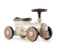 FANTASK Auto antiscivolo, Ride-On Walker con spazio sotto il sedile, veicolo antiscivolo con volante e tasto fischietto, veicolo per bambini per ragazzi e ragazze a partire da 1 anno, 61 x 30 x 38 cm