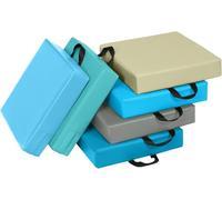 FANTASK Set di 6 cuscini per sedia per bambini, con manico, con cerniera, multicolore