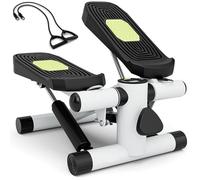 FANTASK Up Down Swing Stepper Mini Stepper con fasce di resistenza, Home Trainer con resistenza regolabile e display LCD, Stepper Portable per casa e ufficio
