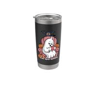 Fantasma altri cinque minuti cacao caldo marshmallows pipistrelli zucche Bicchiere termico in acciaio inox doppia parete