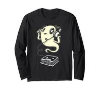 Fantasma AMA Ascoltare Musica Tshirt Maglia a Manica