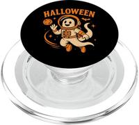 Fantasma astronauta di Halloween nello spazio PopSockets PopGrip per MagSafe