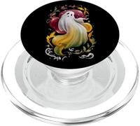 Fantasma autunnale stravagante con foglie colorate ciao PopSockets PopGrip per MagSafe
