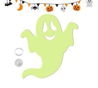 Fantasma che al buio, decorazione di Halloween di Fantasmi sospesi illuminata, Fantasmi sugli alberi, Decorazioni di Grandi dimensioni che si illuminano nel Dare, Decorazioni