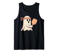 Fantasma Che Gioca a Pickleball con Grafica a Bandana Canotta