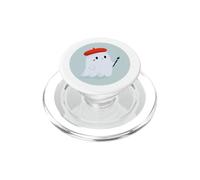 Fantasma che indossa un berretto Kawaii II per gli amanti di Halloween PopSockets PopGrip per MagSafe