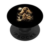 Fantasma che ulula alla luna Meme Costume di Halloween 2026 PopSockets PopGrip Adesivo