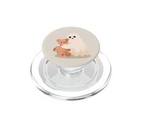 Fantasma con un Kawaii per gli amanti di Halloween PopSockets PopGrip per MagSafe