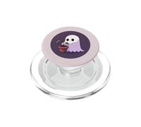 Fantasma con un vaso per piante Kawaii II per gli amanti di Halloween PopSockets PopGrip per MagSafe